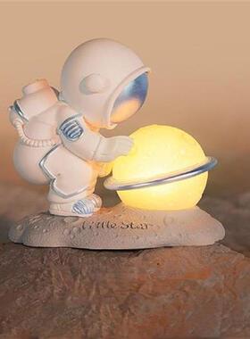 3D Atmosphere Table Lamps Button Battery Powered Resin Kids
