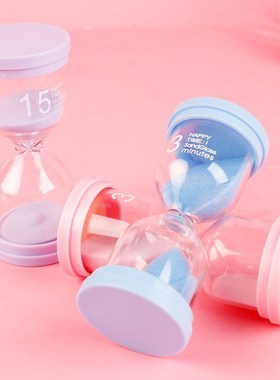 Children's hourglass 3/15/30 minutes eat lunch break fro