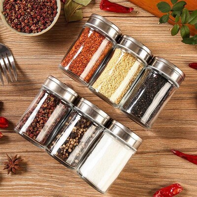 Spice Bottle Seasoning Box Kitchen Spice Storage Bottle Jars