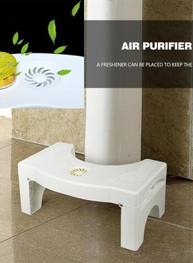 Foldable Toilet Squatting Stool Non slip Toilet Footstool A