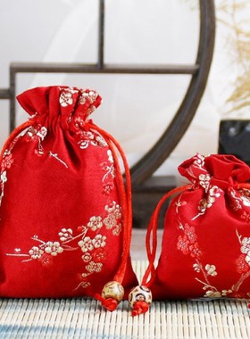 8*10cm/10*14cm Silk Bag Drawstring Pouch Mixed Colors Neckla