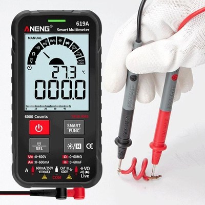 619A Digital Multimeter Currents Voltage Meter Testers RMS 6