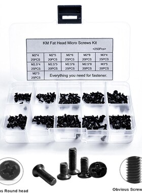 Flat Head Phillips Screw Set Small Screws KM Screw Laptop No
