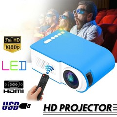 1080P Mini Projector LCD Projector Mini Home Theater Media P