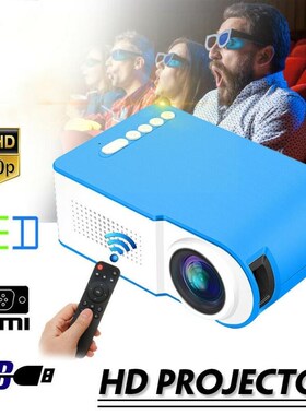 1080P Mini Projector LCD Projector Mini Home Theater Media P