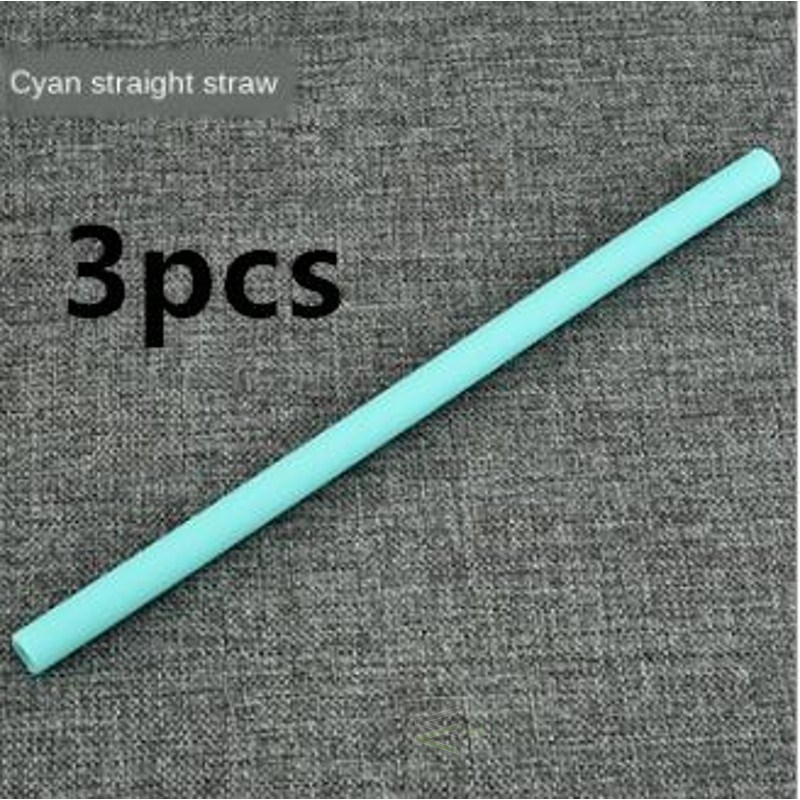 Kitchen Accessory Reusable Silicone Drinking Straws Foldable