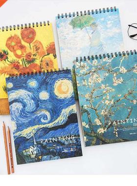 Sketchbook A/A4 Drawing Paper Students Hand-painted Literar