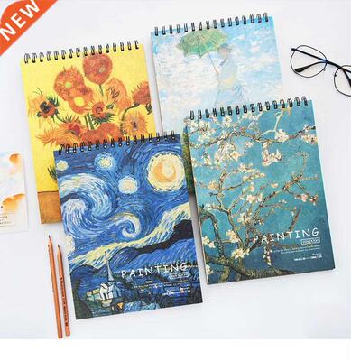 Sketchbook A/A4 Drawing Paper Students Hand-painted Literar