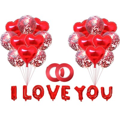30pcs/set I LOVE YOU wedding Valentine’s Day party