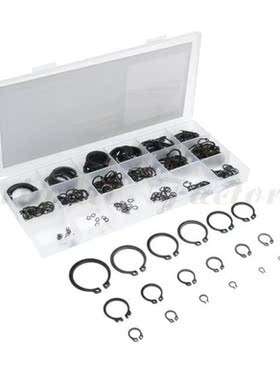 18 Sizes Metal Circlip 300Pcs/Set O-Ring Washer Seals Intern