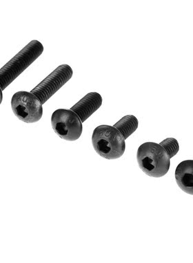 50Pcs Alloy Steel M4 Screws Hex Socket Round Head tornillos