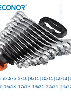 12pcs Oil Pipe Flare Nut Wrench Key Set Tools of Nut Spanne