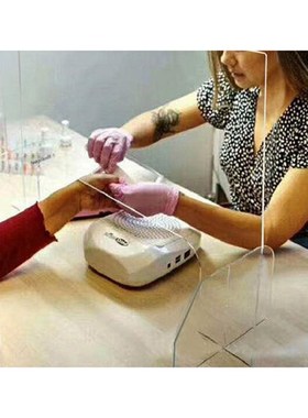 Hight Quality Acrylic Sneeze Guard Clear Freestanding Barri