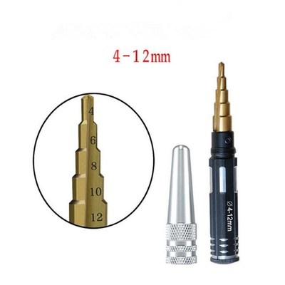 4-12mm pagoda Step Drill Reamer Hole Opener Triangle Shank T