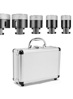 6Pcs M14 Diamond Core Bits Set Vacuum Brazed Perforating Dri