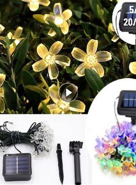 5/12m LED Outdoor Solar String Lights Solar Lamp For Fairy