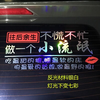 I meet you later no relationship sticker discus reflective