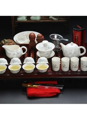 Portable Tea Sets Chinese Kung Fu Tea Set Ceramic Teacup Por