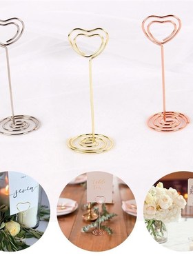 Frigg Metal Table Holder Name Place Cards Stand Stump Weddin