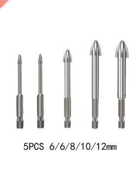 5pcs Universal Drilling Tool Cemented Cbide Drill Bit Cera