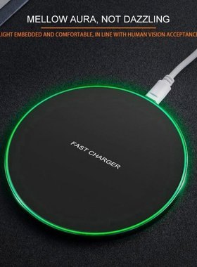 Smart QI Wireless Charger Metal Intelligent Charge Type Quic