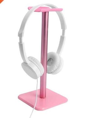 Pink Headphone Stand Table Headset Holder Classic Earphone