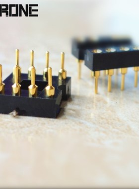 2 piece op amp seat IC socket 3  gold plated 8 pin Operation