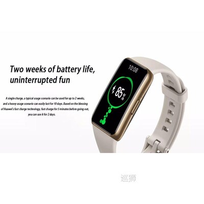 New  Band 6 Smartband Blood Oxygen 1.47'' AMOLED Scr