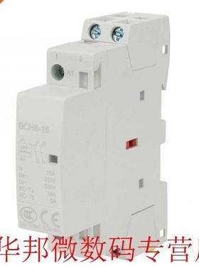 2P 16A 220V/230V 2NO 50/60HZ Din Rail Household AC Contactor