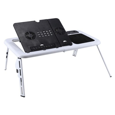 Laptop Desk Foldable Lightweight Laptop Table Bed with USB C