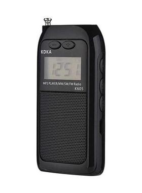 Telescopic Antenna receiver Pocket Radio Backlight FM MW SW