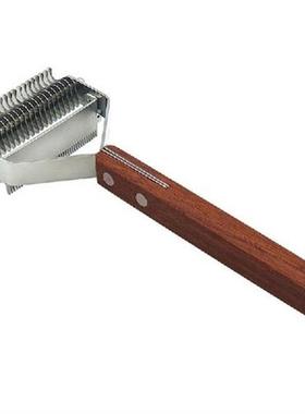 Pet Comb Open Knot Wooden Handle for thinning and