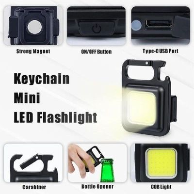 Flash Light Pocket Clip Mutifuction Portable Flashlight