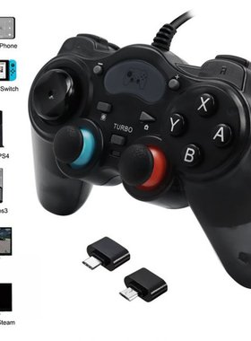 Wired Game Controller for PS3/PS4/Switch/PC/Steam Console Jo