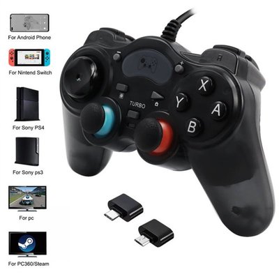 Wired Game Controller for PS3/PS4/Switch/PC/Steam Console Jo