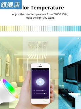 WiFi Smart Bulb LED Light RGBCW 4W Dimmable Lamp Smart Life