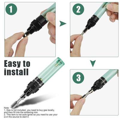 Cordless Refillable Gases Soldering Iron Pen Kit Portable Ga