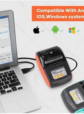 NEW 58mm Bluetooth Thermal Printer Mini Wireless Mini Protab