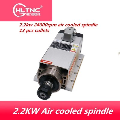 Free  shipping from CN/R/ES 220V/380V  2.2KW 24000RPM Air Co