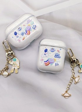 Clear Silicone Case for AirPods 1 2 Bluetooth Earphone Case