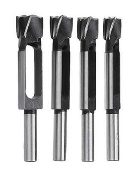 4 Pcs/Set Tenon Dowel Plug Cutter Maker Tapered Snug Plug Cu