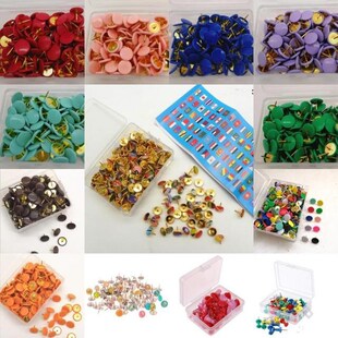 50/80/100pcs Multi-color 适用于 Choose Pushpins Board Round