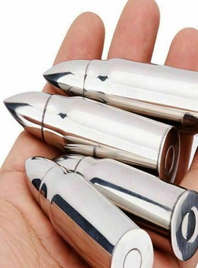 6X Whisky Stone Bullet Stainless Steel Ice Cube Wine Chiller