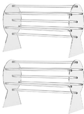 Acrylic Headband Holder, 2 Packs Clear Headband Holder