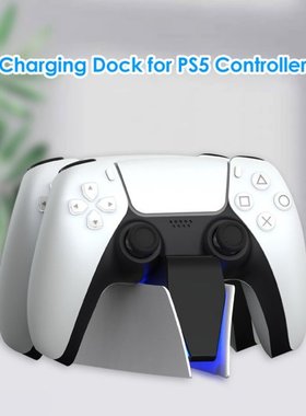 For PS5 Controller DC 5V Dual Fast Charger Type-C Charging C