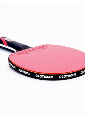 High quality carbon bat table tennis racket with rubber ping