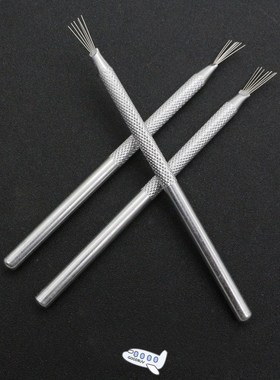 New 7 Pin Feather Wire Texture Ceramics Tools Polymer Clay S