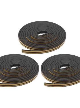 Door Weather Strip Sealing Strip 3 Sets 10m Self Adhesive