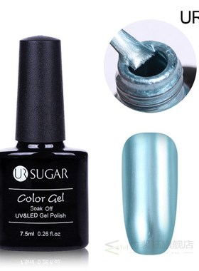 UR SUGAR 7.5ml Metallic Mirror Gel Nail Polish Rose Gold Si