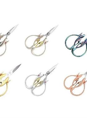 Colorful Embroidery Scissors Vintage Stainless Steel Small